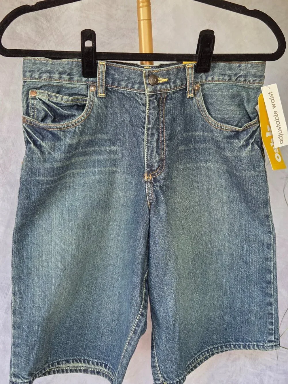 Boys OshKosh Denim Shorts Size 12 Husky NWT